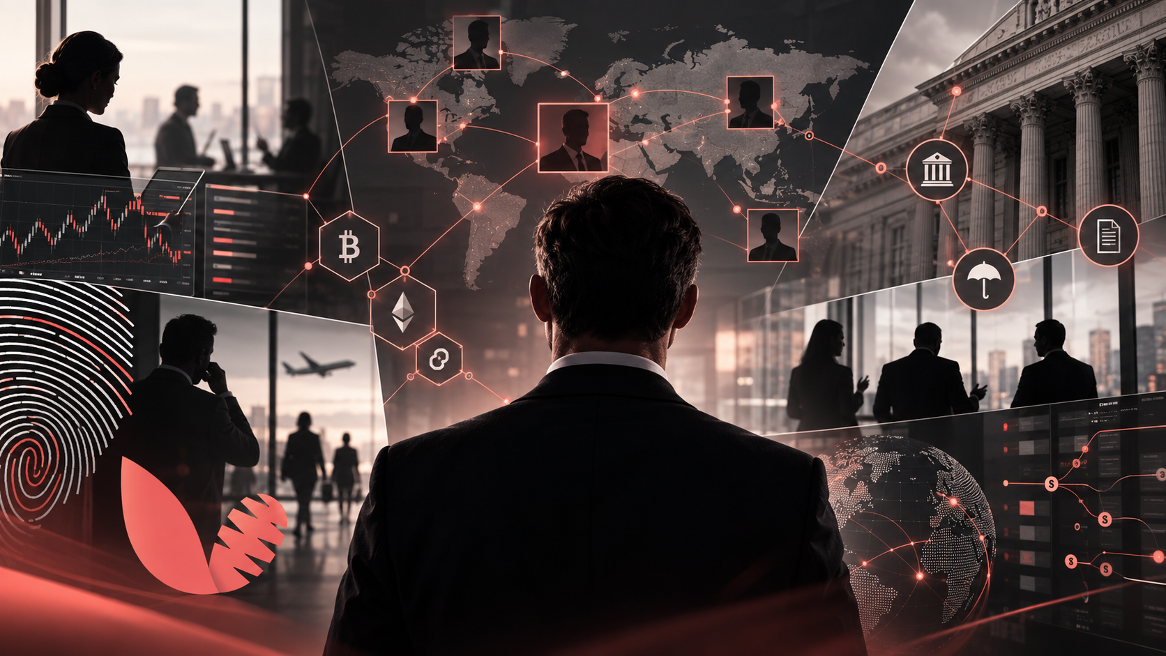 Financial Intelligence through HUMINT showing the human network behind crypto fraud, online trading schemes, banking misconduct and cross-border financial activity